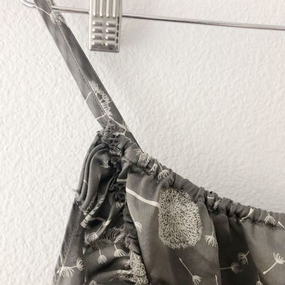 Banana Republic Grey Satin Dandelion Tanktop - Picture 3 of 6